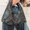 Torebka hobo mini z frędzlami / boho chic / retro vintage Torebka hobo mini z frędzlami / boho chic / retro vintage